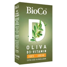 BioCo Oliva D3-vitamin Forte 4000NE lágyzselatin kapszula – 60db