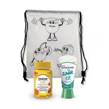 Gym Bag+Sensodyne+Centrum Junior gumivitamin 6-12 60 db