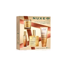 NUXE HUILE PRODIGIEUSE® SZETT (HP + Tusfürdő + Parfüm + Gyertya)