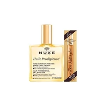 NUXE Huile Prodigieuse® Többfunkciós szárazolaj arcra, testre, hajra 100ml + Aranycsillámos Roll 8 ml