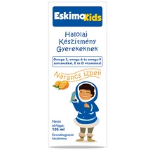 Eskimo Kids halolaj gyerekeknek narancs ízben 105 ml
