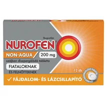 Nurofen Non-Aqua 200 mg szájban diszpergálódó tabletta 12x