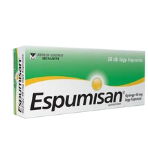 ESPUMISAN GYONGY 40 MG LAGY KAPSZULA 50X