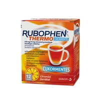 Rubophen Thermo cukormentes 500 mg/10 mg citromízű granulátum belsőleges oldathoz 12x