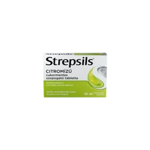 Strepsils citromízű cukormentes szopogató tabletta 36x