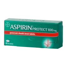 Aspirin Protect 100 mg gyomornedv-ellenálló bevont tabletta 28x