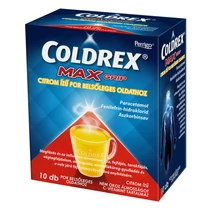 Coldrex MaxGrip citrom ízű por belsőleges oldathoz 10x