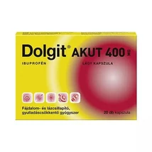 DOLGIT AKUT 400MG LAGY KAPSZULA 20X