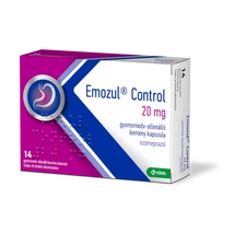 Emozul Control 20 mg gyomornedv-ellenálló kemény kapszula 14x