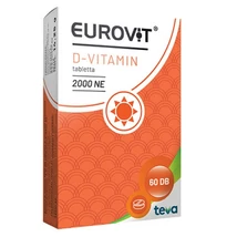 Eurovit D-vitamin 2000NE tabletta 60x