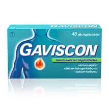 Gaviscon borsmenta ízű rágótabletta 48x