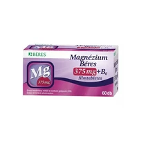 Magnézium Béres 375mg+B6 filmtabletta 60x