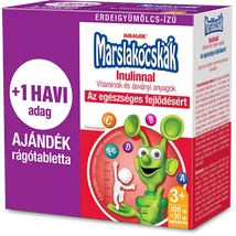 Marslakócskák Inulinnal rágótabletta erdeigyümölcs ízű 100x+30x