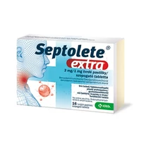 Septolete extra 3 mg/1 mg szopogató tabletta eukaliptusz ízű 16x