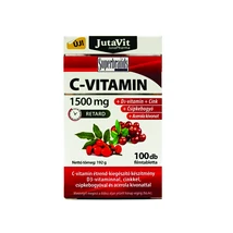 JutaVit C-Vitamin 1500mg +csipkebogyó +Acerola kivonat + D3 vitamin + Cink 100x
