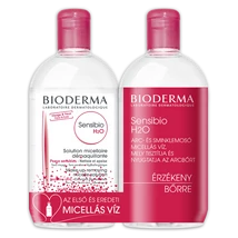 BIODERMA Sensibio H2O arc- és sminklemosó micellaoldat duo 2X500ml