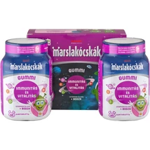 Marslakócskák Gummi Bodzával Multivitamin készítmény fekete bodza kivonattal  60+60db