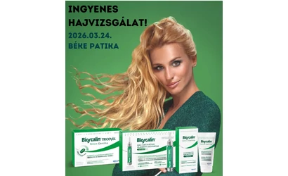 Ingyenes Bioscalin hajvizsgálat a Béke patikában – 2026. március 24-én!
