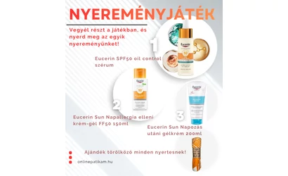 ☀️ Eucerin Nyár nyereményjáték a Facebook oldalunkon – indul a strand-szezon legjobb játéka!