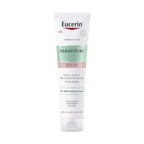 Eucerin DermoPure hármashatású mélytisztító zselé 150 ml
