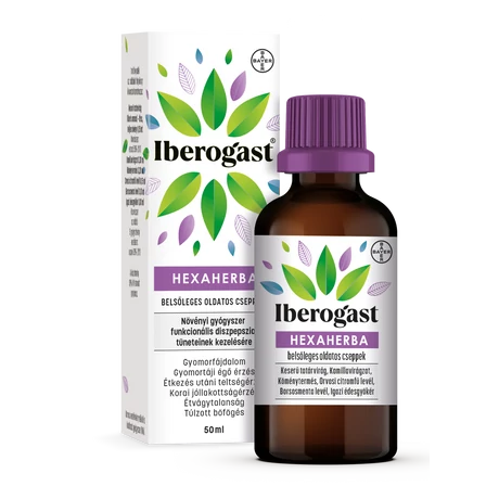 IBEROGAST HEXAHERBA BELS.OLD. CSEPPEK 1X 50ML