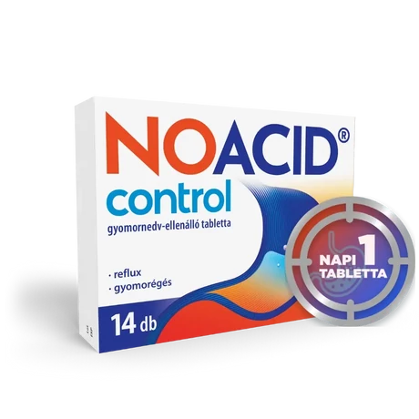 NOACID CONTROL 20 mg gyomornedv-ellenálló tabletta 14x