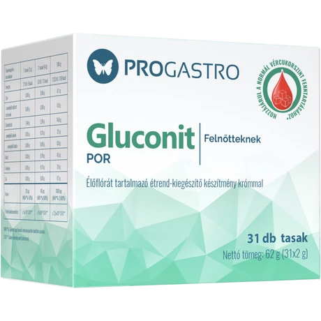 Progastro Gluconit por felnőtteknek 31 tasak