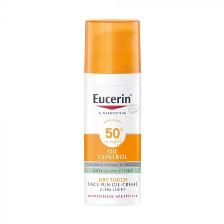 Eucerin Sun Oil Control napozó gél-krém arcra FF50+ 50ml