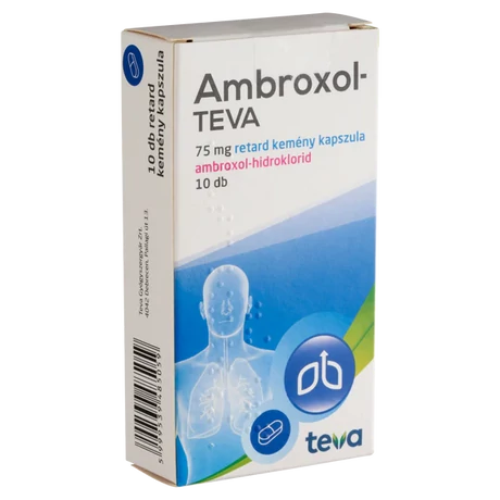 Ambroxol-TEVA 75 mg retard kemény kapszula 10x