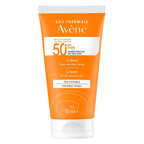 AVÉNE Suncare Napvédő arckrém száraz, érzékeny bőrre SPF50+ (50 ml)