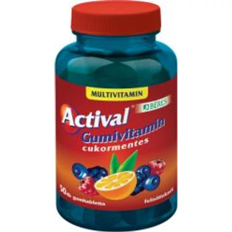 BÉRES Actival Felnőtt gumivitamin 50 db
