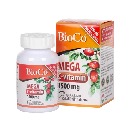 BioCo Mega C-vitamin 1500 mg Retard filmtabletta 100x