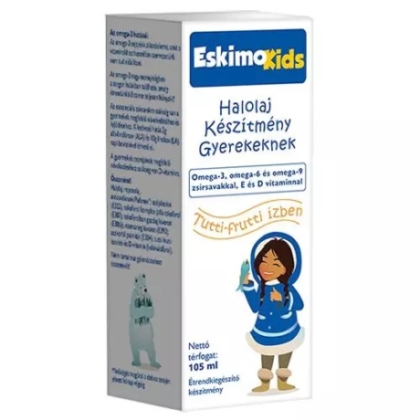 Eskimo Kids halolaj gyerekeknek tutti-frutti ízben 105 ml