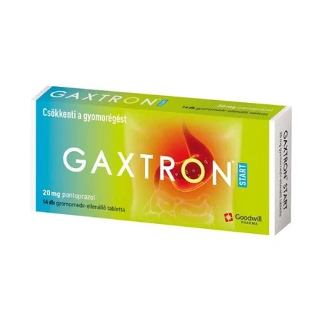 Gaxtron Start 20 mg gyomornedv-ellenálló tabletta 14db