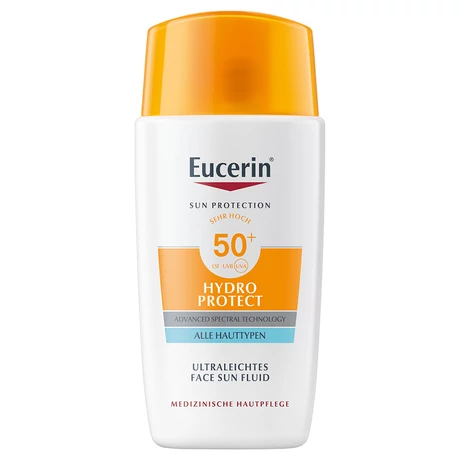 Eucerin Sun Hydro-Protect ultra könnyű napozó fluid arcra SPF50+ 50 ml