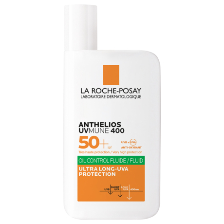 La Roche-Posay Anthelios UVMUNE 400 Oil Control Napvédő Fluid SPF50+ 50 ml