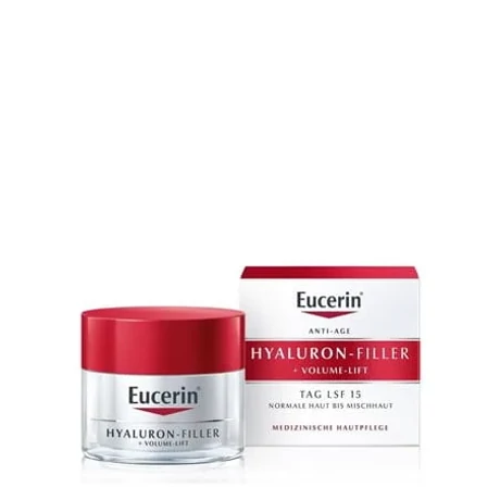 Eucerin Hyaluron-Filler+Volume Lift Bőrfeszesítő nappali arckrém normál, vegyes bőrre spf15 50ml