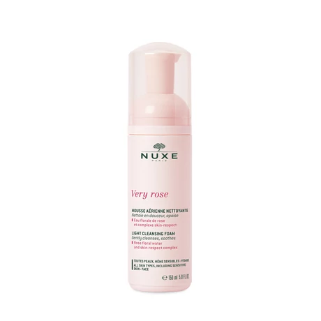Nuxe Very Rose Könnyű Arctisztító Hab 150ml