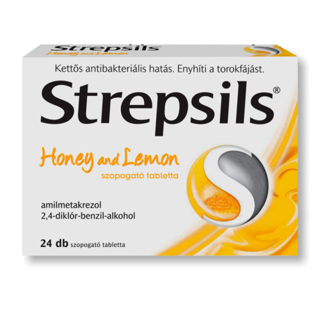 Strepsils Honey and lemon szopogató tabletta 24x