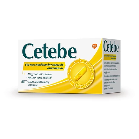 Cetebe 500 mg retard kemény kapszula 60x