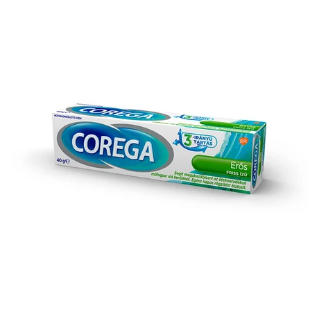 Corega Erős Friss ízű műfogsorrögzítő krém 40g