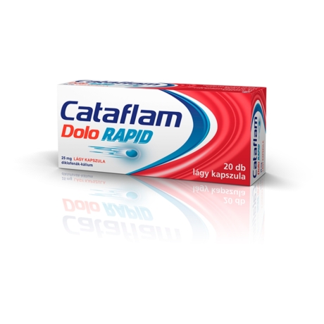 Cataflam Dolo Rapid 25 mg lágy kapszula 20x