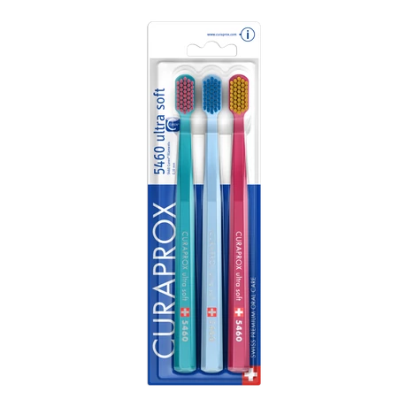 Curaprox CS 5460 Ultra Soft fogkefe triopack