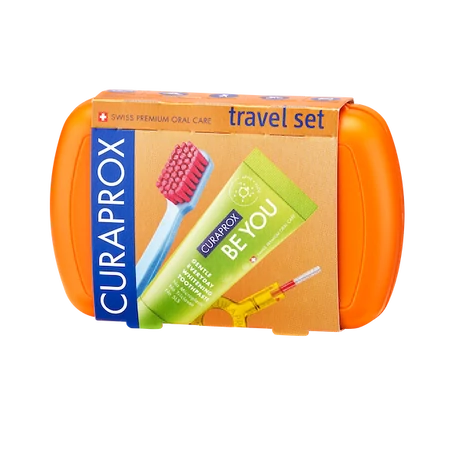 Curaprox Travel Set - Utazó szett Narancs