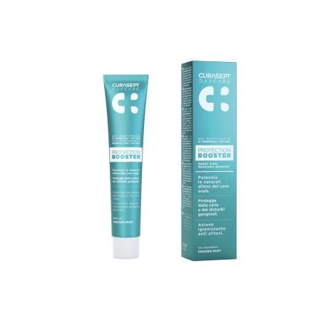CURASEPT DAYCARE PROTECTION BOOSTER FOGKRÉM – FROZEN MINT, 75 ML