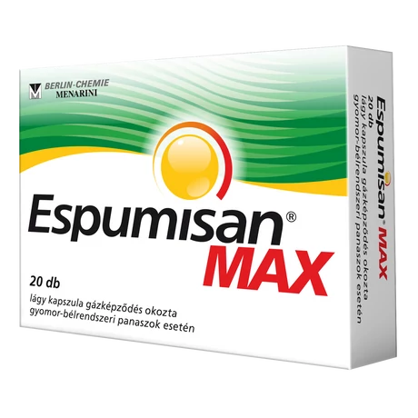 ESPUMISAN® MAX 140 mg lágykapszula 20x