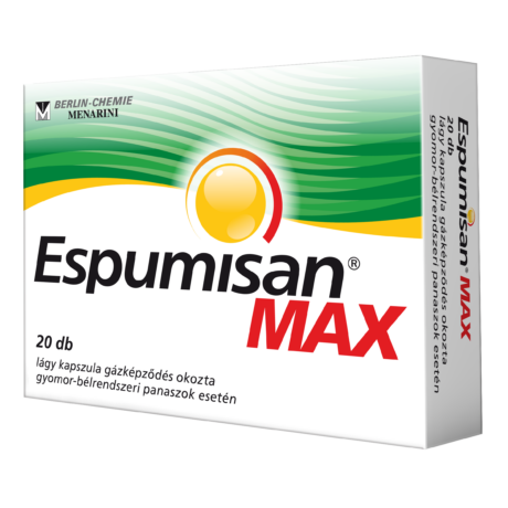 ESPUMISAN® MAX 140 mg lágykapszula 20x