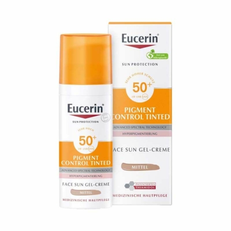 Eucerin Sun Pigment Control színezett napozókrém arcra SPF50+ medium 50ml