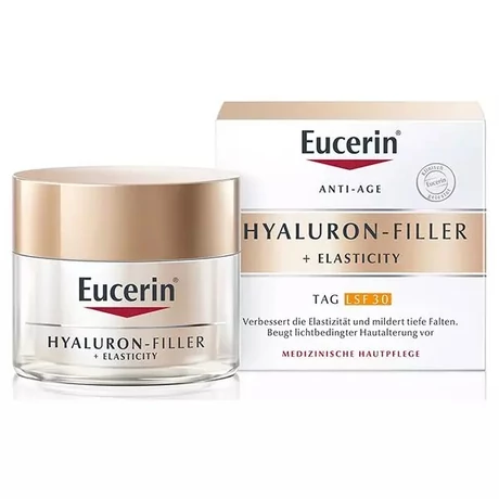 EUCERIN HYALURON-FILLER+ELASTICITY BŐRTÖMÖRSÉGET REGENERÁLÓ NAPPALI ARCKRÉM FF30 50ml