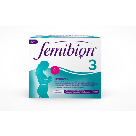 Femibion 3 Szoptatás étrend-kiegészítő 8 heti adag 56 db kapszula + 56 db tabletta